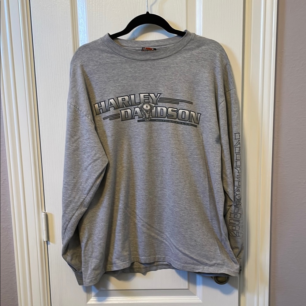 Harley-Davidson Gray Long Sleeve Shirt